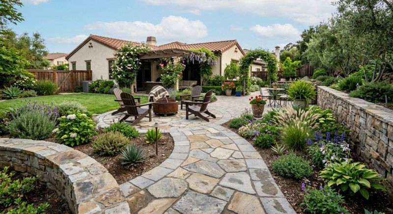 Limestone Patio Installation in Norwalk, CT