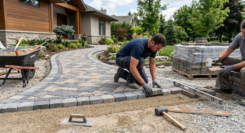 Clay Pavers Installation in Boston, MA