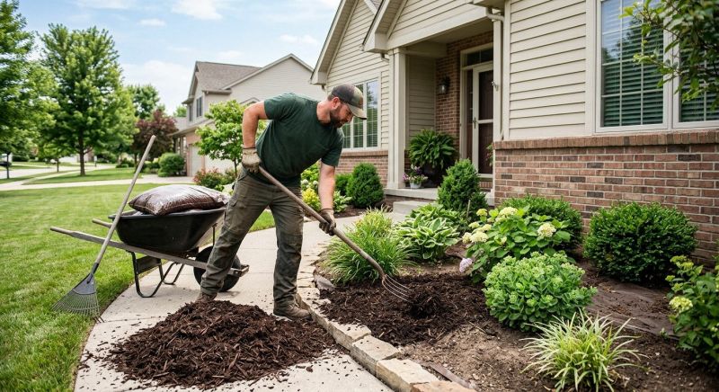 Garden Mulch Installation in Ventura County, CA