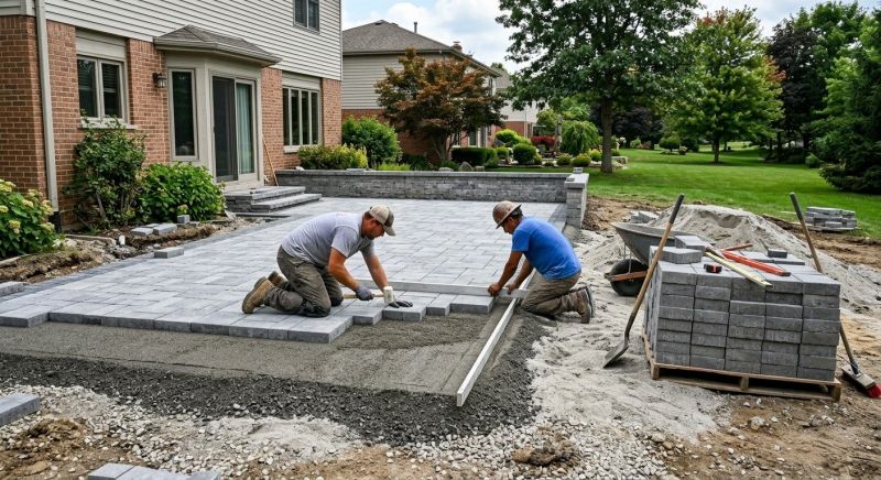 Paver Patio Installation in Boston, MA