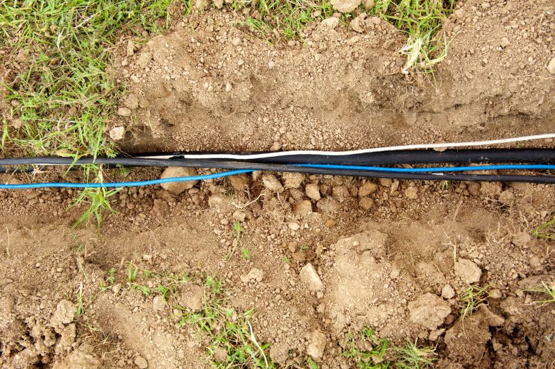 Clean Trenches for Utility Installations